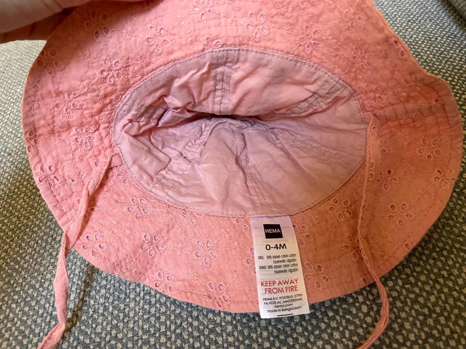 Adorável chapéu de verão rosa Hema – photo 3